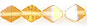 Bicone 6/6mm - AB: Medium Topaz