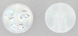 Moon Faces 9mm : Matte - Crystal AB