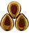 Pear Shaped Drops 16 x 12mm : Bronze – Hyacinth 