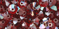 M.C. Beads 5 x 3mm - Spacer : Ruby - Celsian