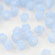 M.C. Beads 3/3mm - Bicone : Milky Lt. Sapphire