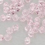 M.C. Beads 3 x 3mm - Bicone : Pink