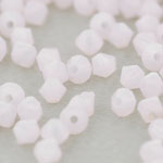 M.C. Beads 3 x 3mm - Bicone : Soft Pink Opal