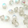 M.C. Beads 3/3mm - Bicone : Black Diamond AB