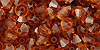 M.C. Beads 4/4mm - Bicone: Dark Topaz