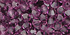 M.C. Beads 4/4mm - Bicone: Amethyst