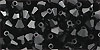 M.C. Beads 4/4mm - Bicone: Jet