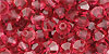 M.C. Beads 4/4mm - Bicone : Hot Pink
