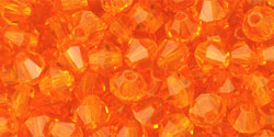 M.C. Beads 4 x 4mm - Bicone : Sun