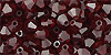 M.C. Beads 4/4mm - Bicone: Garnet