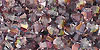 M.C. Beads 4/4mm - Bicone : Luster - Amethyst/Blue/Crystal