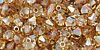M.C. Beads 4/4mm - Bicone : Crystal - Celsian