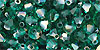 M.C. Beads 4/4mm - Bicone/AB : Zircon - Celsian