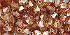 M.C. Beads 4/4mm - Bicone/AB : French Rose - Celsian