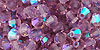 M.C. Beads 4/4mm - Bicone/AB: Lt. Amethyst