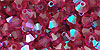 M.C. Beads 4/4mm - Bicone/AB: Fuchsia