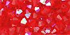 M.C. Beads 4/4mm - Bicone/AB : Lt. Siam Ruby