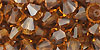 M.C. Beads 6/6mm - Bicone: Smoky Topaz