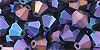 M.C. Beads 6/6mm - Bicone: Iris - Blue