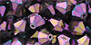 M.C. Beads 6/6mm - Bicone : Iris Purple