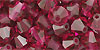 M.C. Beads 6/6mm - Bicone: Fuchsia