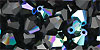 M.C. Beads 6/6mm - Bicone/AB: Jet