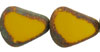 Chunky Table Cut Drop Nugget 19 x 16mm : Goldenrod - Stone Picasso