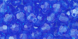 M.C. Beads 4mm - Round: Sapphire