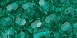 M.C. Beads 6mm - Round: Emerald