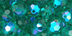 M.C. Beads 6mm - Round : Emerald AB