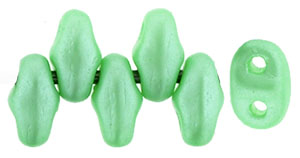 MiniDuo 4 x 2mm Tube 2.5" : Pearl Coat - Mint Green