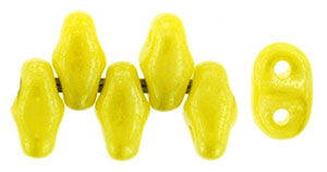 MiniDuo 4 x 2mm Tube 2.5" : Luster - Opaque Yellow
