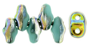 MiniDuo 4 x 2mm : Turquoise - Vitral