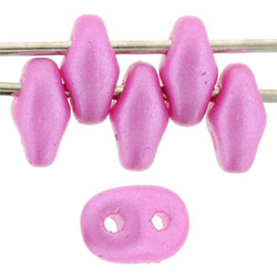 SuperDuo 5 x 2mm Tube 2.5" : Pearl Shine - Hot Pink