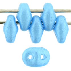 SuperDuo 5 x 2mm Tube 2.5" : Pearl Shine - Baby Blue