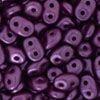 SuperDuo 5 x 2mm : Pearl Coat - Purple Velvet