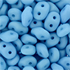 SuperDuo 5 x 2mm Tube 2.5" : Saturated Neon Baby Blue