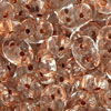 SuperDuo 5 x 2mm : Crystal - Copper-Lined