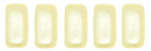 CzechMates Bricks 6 x 3mm : Pearl Coat - Cream