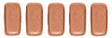 CzechMates Bricks 6 x 3mm : Matte - Metallic Copper