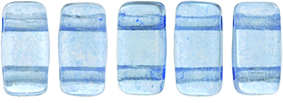 CzechMates Bricks 6 x 3mm : ColorTrends: Transparent Airy Blue