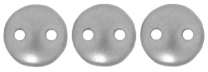 CzechMates Lentil 6mm : Pearl Coat - Silver