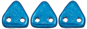 CzechMates Triangle 6mm Tube 2.5" : ColorTrends: Saturated Metallic Nebulas Blue
