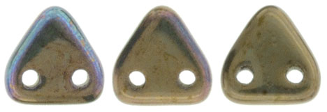 CzechMates Triangle 6mm Tube 2.5" : Oxidized Bronze Clay