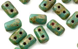 Rulla 5 x 3mm Tube 2.5" : Opaque Turquoise - Picasso