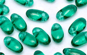 Rizo 6 x 2.5mm : Emerald