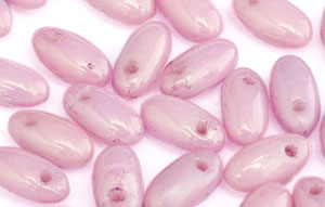 Rizo 6 x 2.5mm : Luster - Opaque Soft Pink