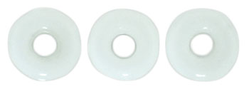 O-Bead 4 x 1mm : Opaque White