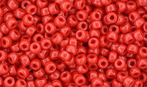 Matubo Seed Bead 8/0 : Opaque Red
