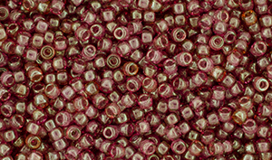 Matubo Seed Bead 11/0 : Luster - Transparent Rosaline